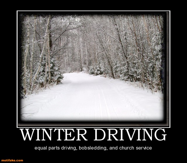 Image result for winter driving meme